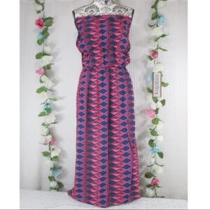 ESCAPADA Strapless Maxi Dress Size LARGE